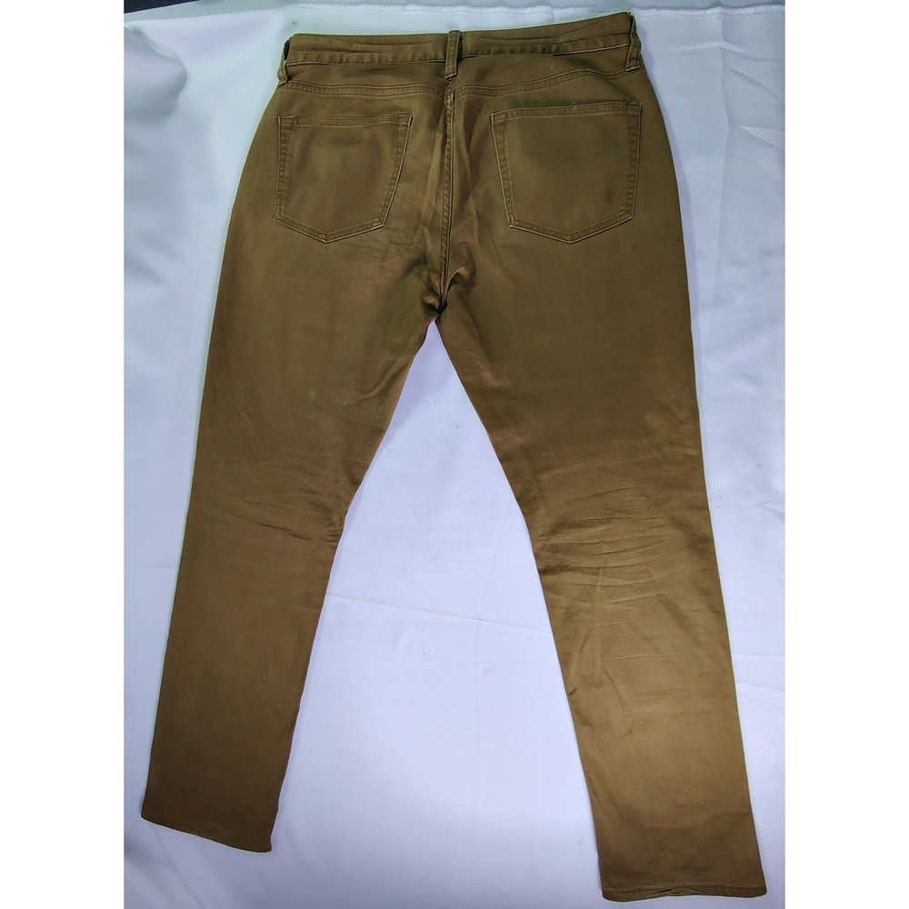Old Navy Slim Fit Chino Pants Mens 32x30 Brown Tobacco Stretch‎ Cotton 5 Pocket